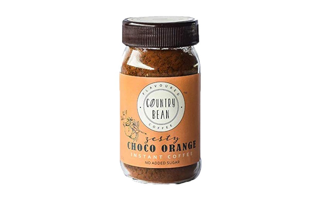 Country Bean Zesty Choco Orange Instant Coffee   Glass Jar  60 grams